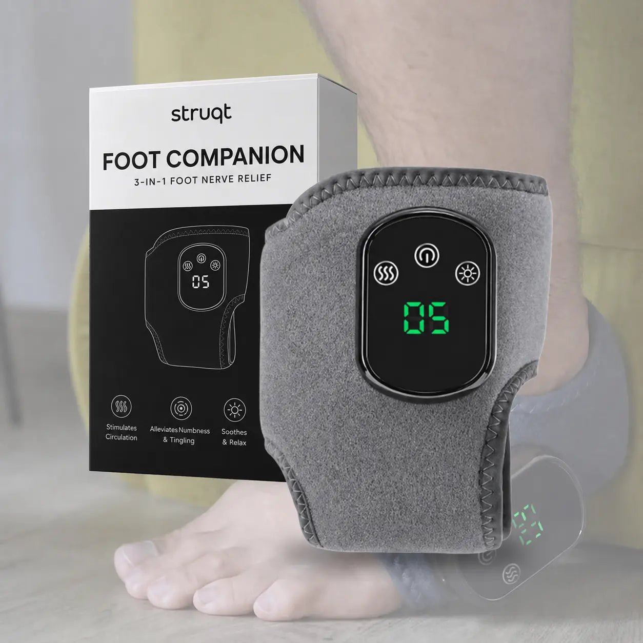 Foot and leg massager