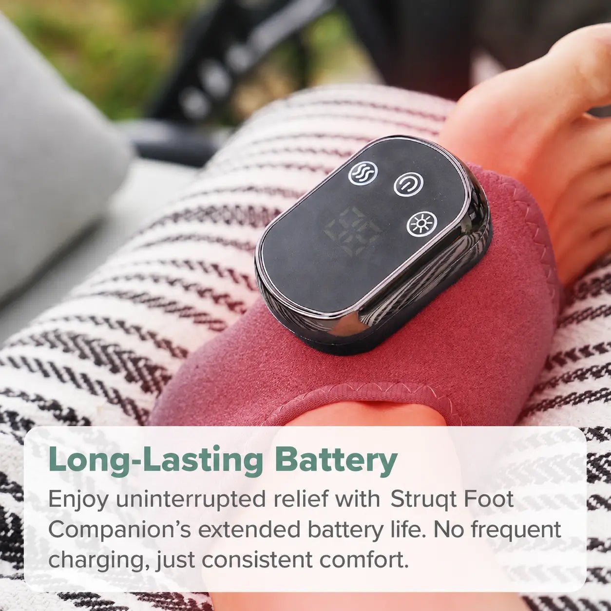 Foot massager side view
